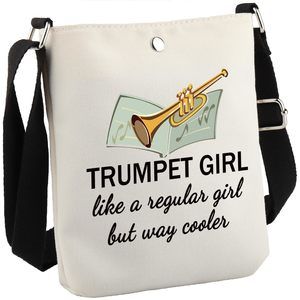 Trumpeter Gift Trumpet Player Gift Brass Band Trumpeter Crossbody Bag :O